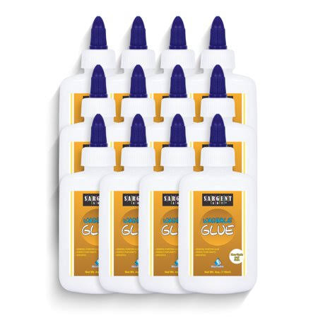 96 Bottles 4oz Washable School Glue Z9930