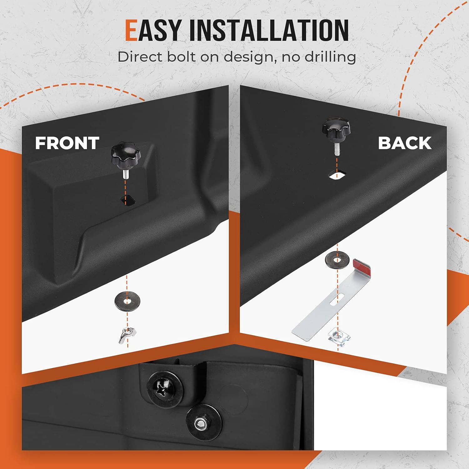2-Piece Plastic Hard Roof Top N506511