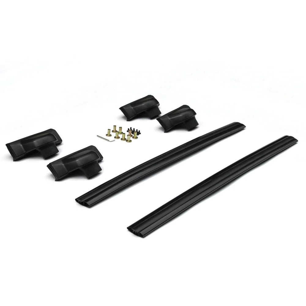 2pcs Aluminum Roof Racks Black R34753