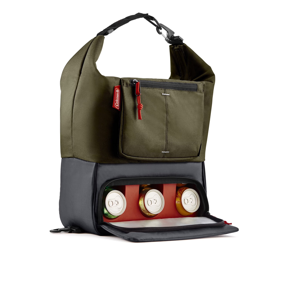 Green 12 Can Soft Sided Cooler F124