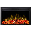Curved Ventless Electric Fireplace Insert R597