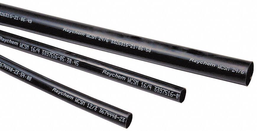 1 In Black Shrink Tubing, 1 In ID, PK50 H4664