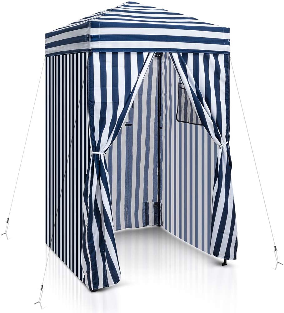 Gray/White Pop-up Changing Room Canopy, Pack of 2 K738903