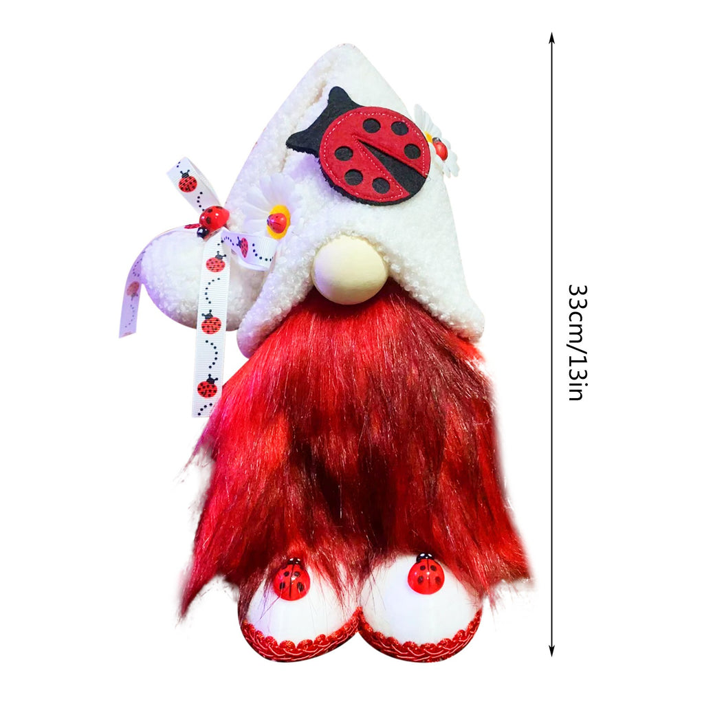 Ladybugs Daisy Forest Elf Doll Ornament X5249