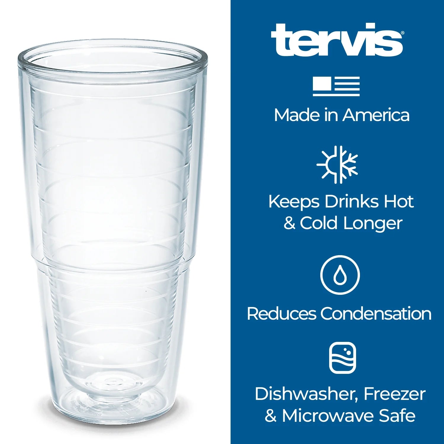 Double Walled Insulated Tumbler Travel Cup, 24oz R333