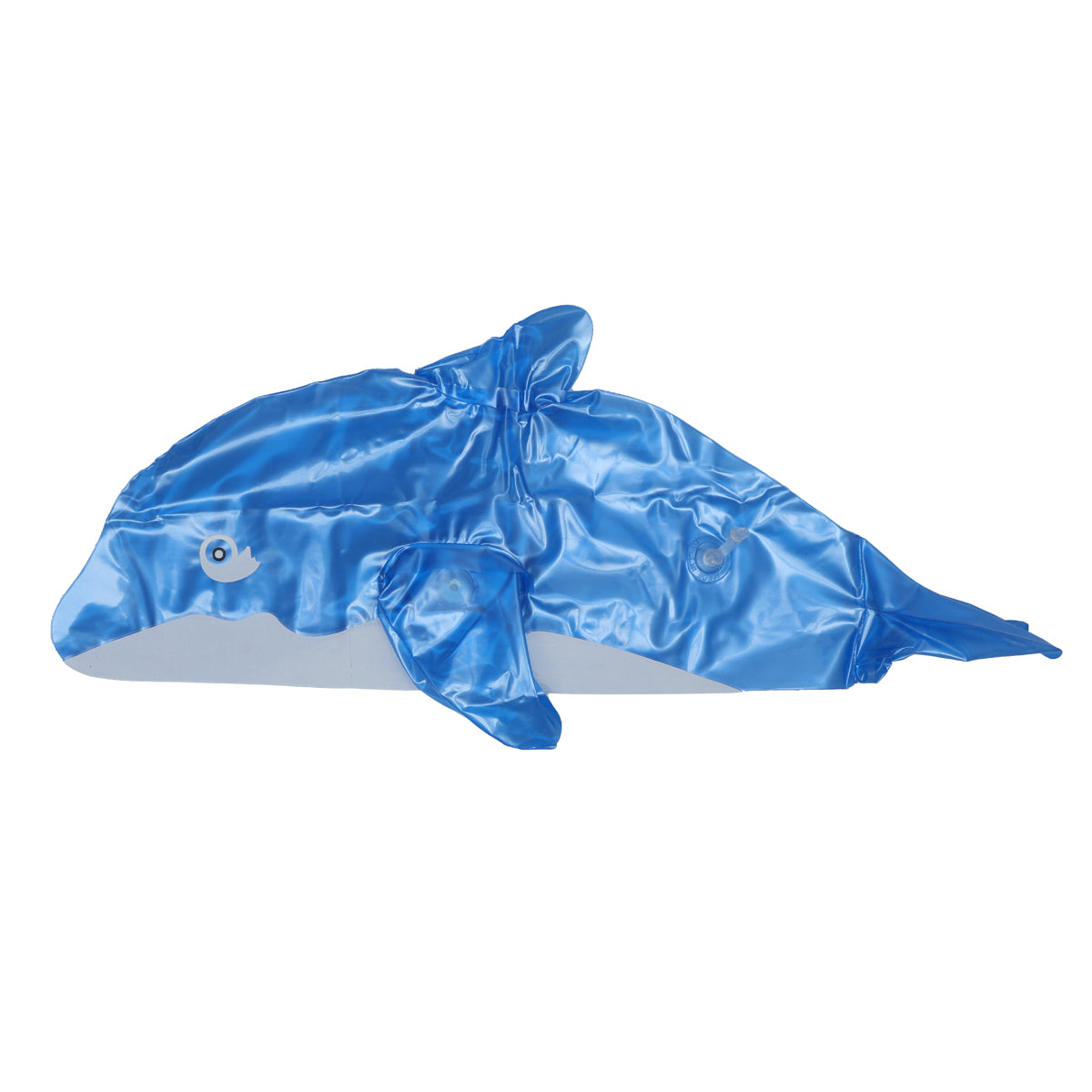 Inflatable Dolphin Bath Time Toy Swimming Pool Beach Toy (Blue) E905