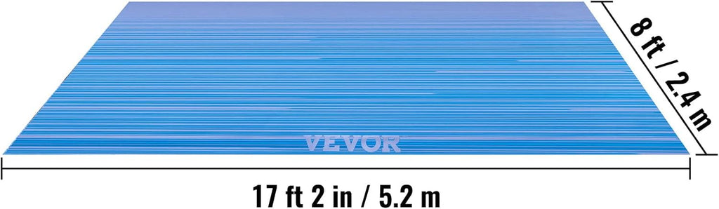 18' Ocean Blue Vinyl RV Awning Fabric Replacement X174398