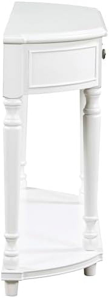 Navy Blue 3 Drawer Wood Console Table Z607872