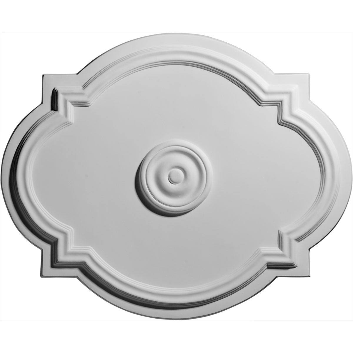 21 1/4x22W x 17 3/8x22H x 1x22P Ceiling Medallion M45135
