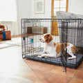 36-in L x 23-in W x 25-in H Wire Dog Crate with Mat W29484