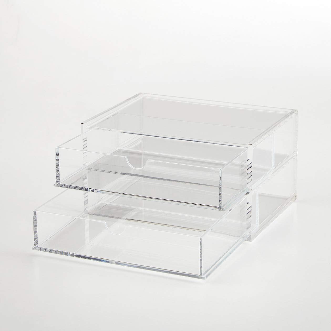 Acrylic Case 2 Drawers Small Pack of 2 F6264