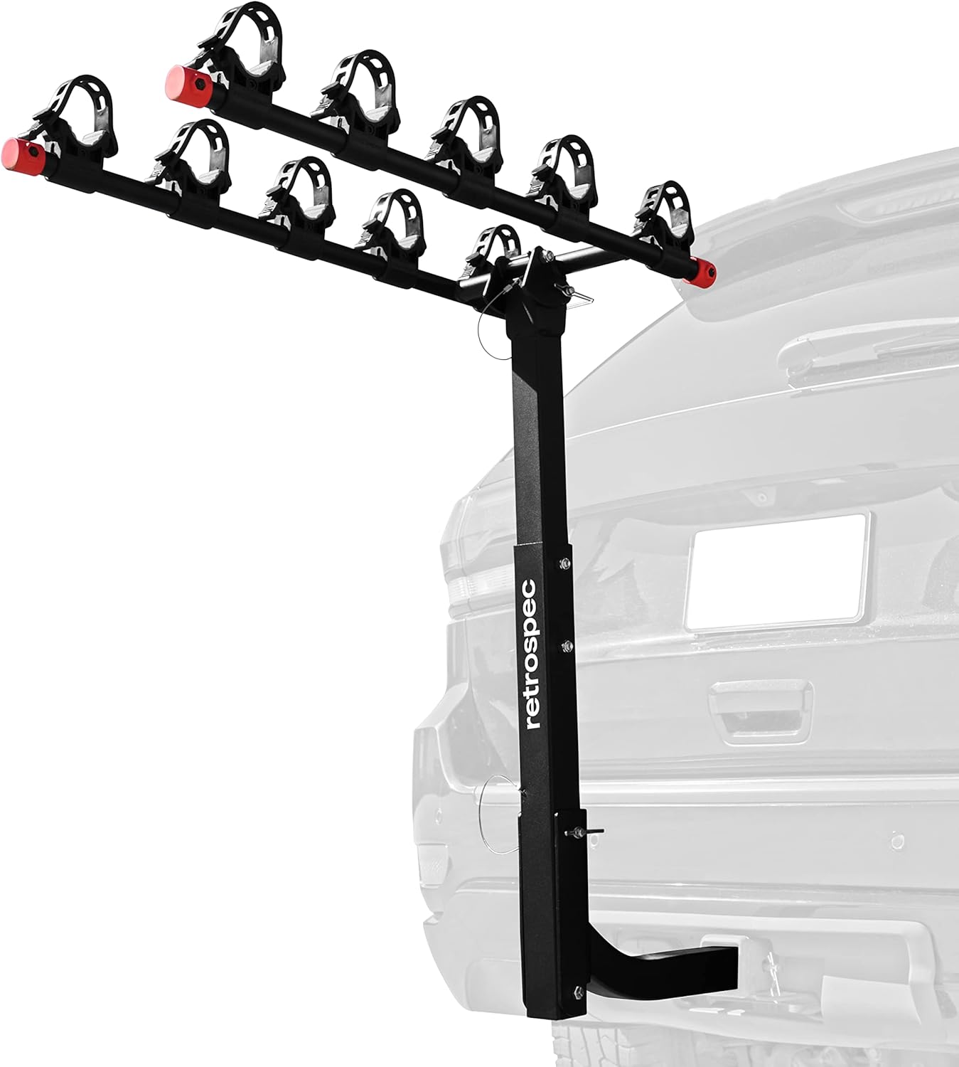 Five Bike Mount Hitch Bicycle Carrier with Compact Foldable Steel Frame R4236