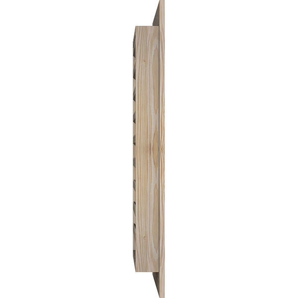 Unfinished Smooth Pine Gable Vent J9252