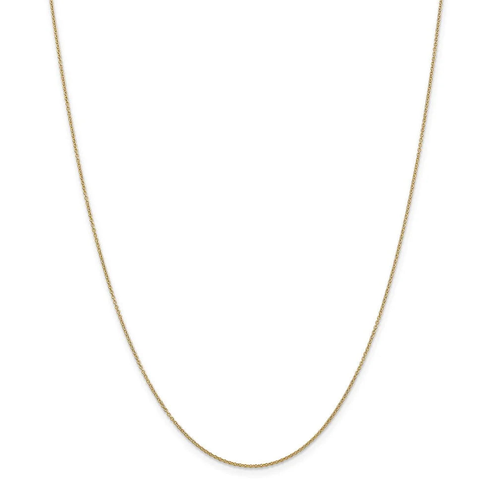 14k Yellow Gold Domed Heart Locket Necklace S14530
