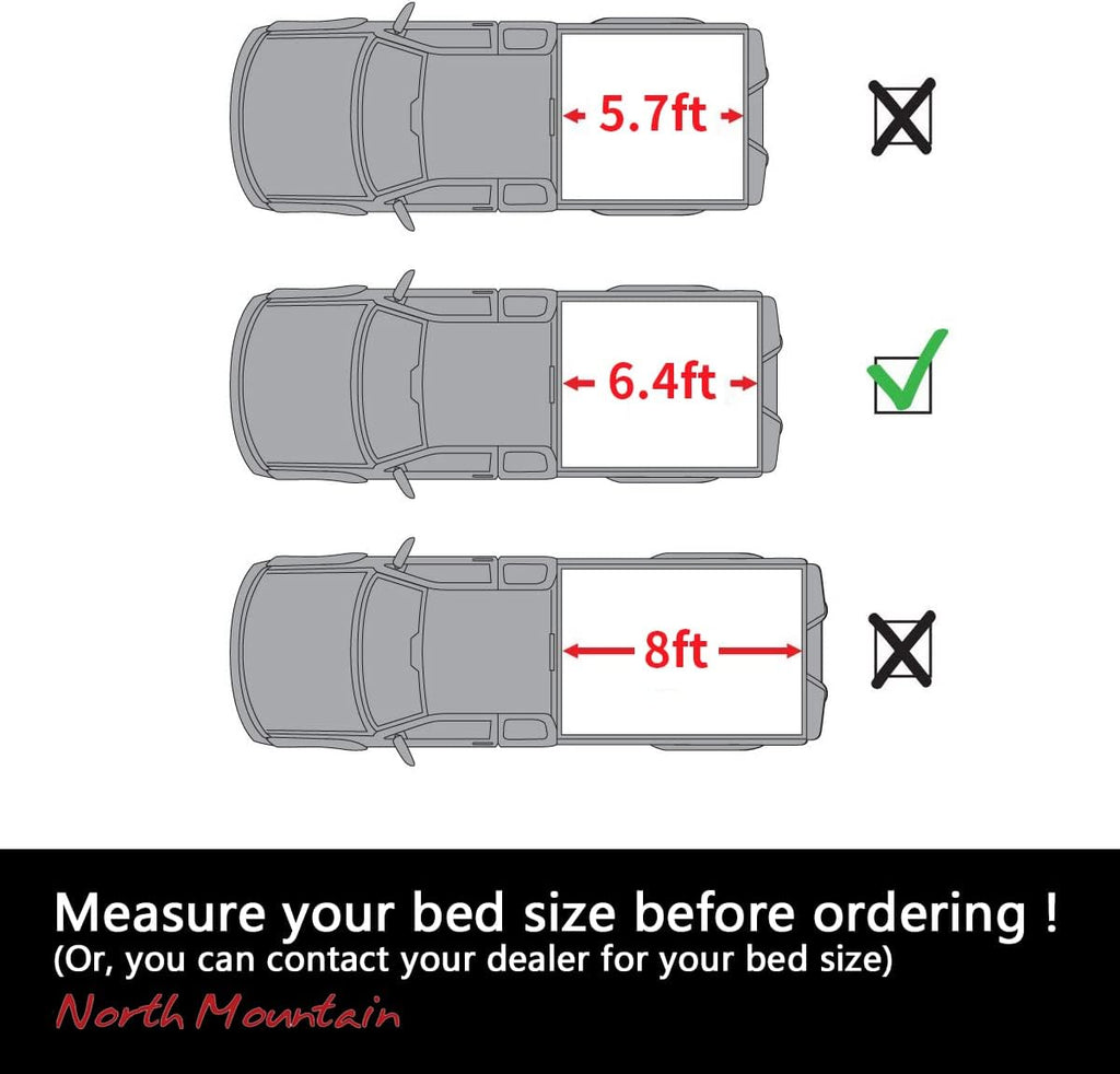 Soft Roll Up Tonneau Cover for Ram 1500 Standard Bed P983536