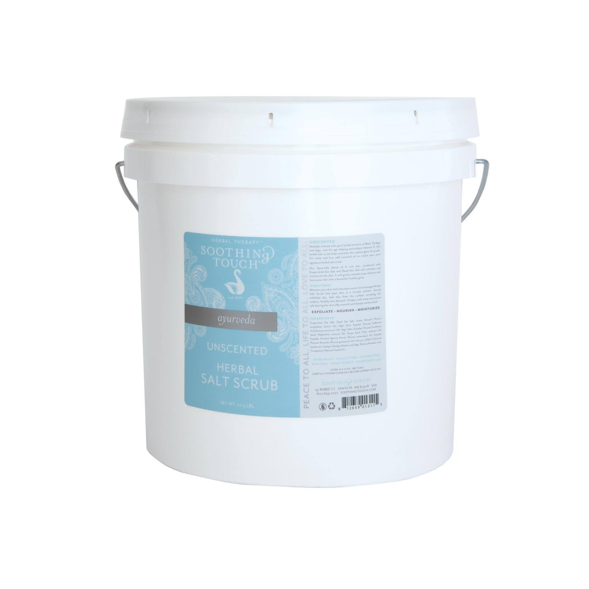 Unscented Salt Scrub, 20 Pound H91919
