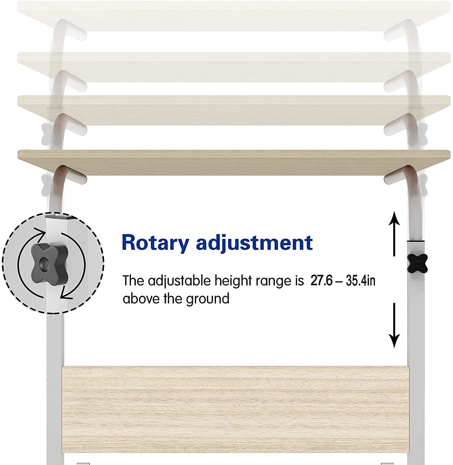 Adjustable Maple Laptop Computer Desk C27710