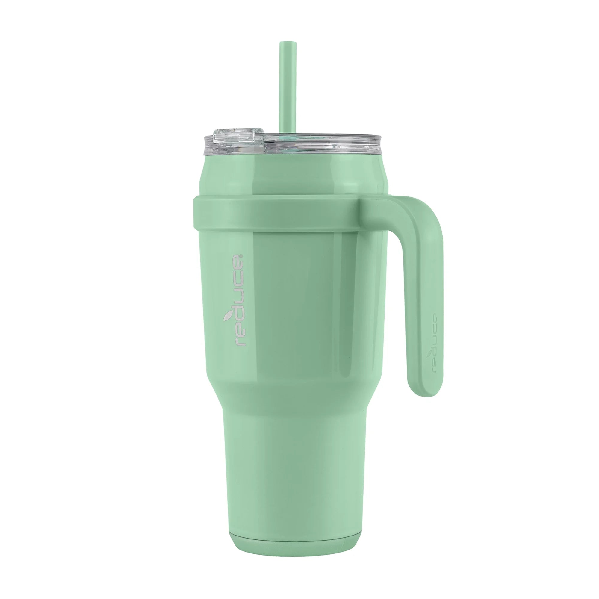 Matcha Opaque Gloss Vacuum Insulated Stainless Steel 40 fl oz. Tumbler Mug with 3 Way Lid P93048
