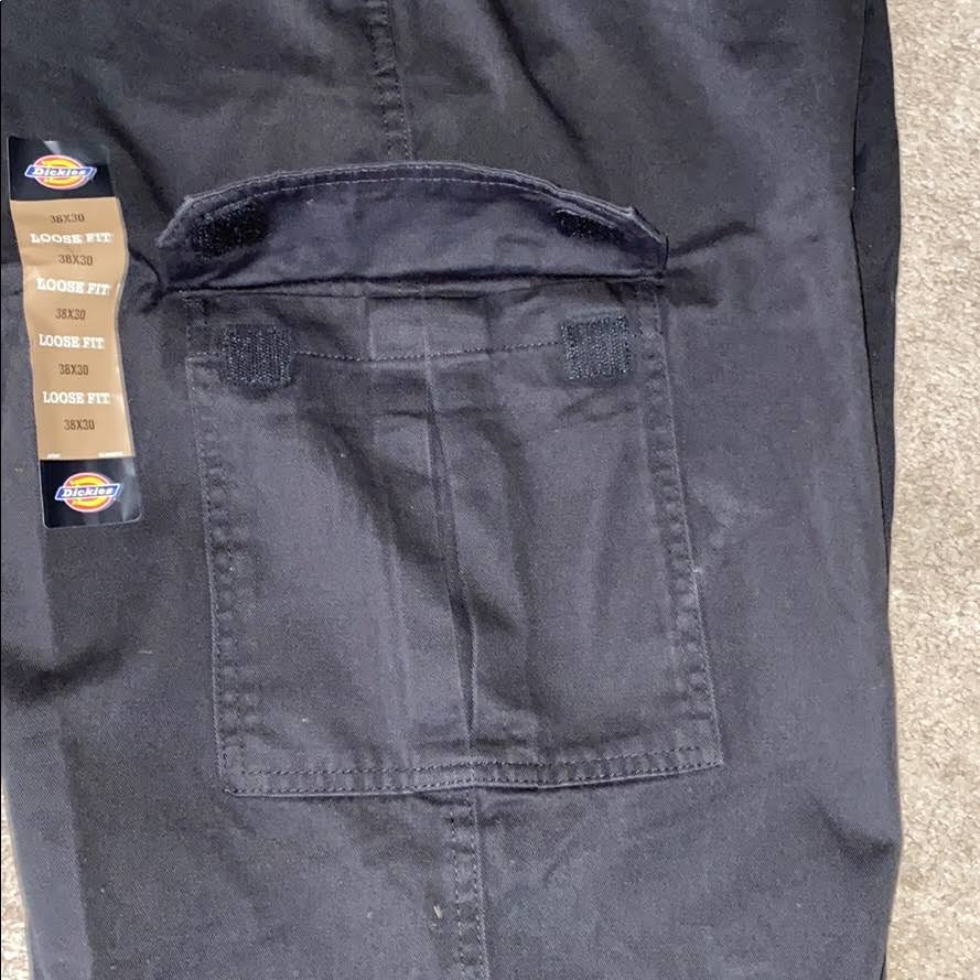 Black Premium Industrial Cargo Pant J728902