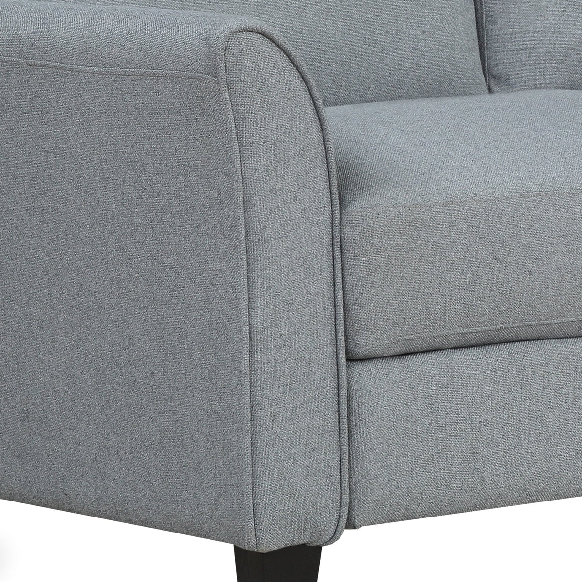 Gray Linen 3-Seat Sofa K449