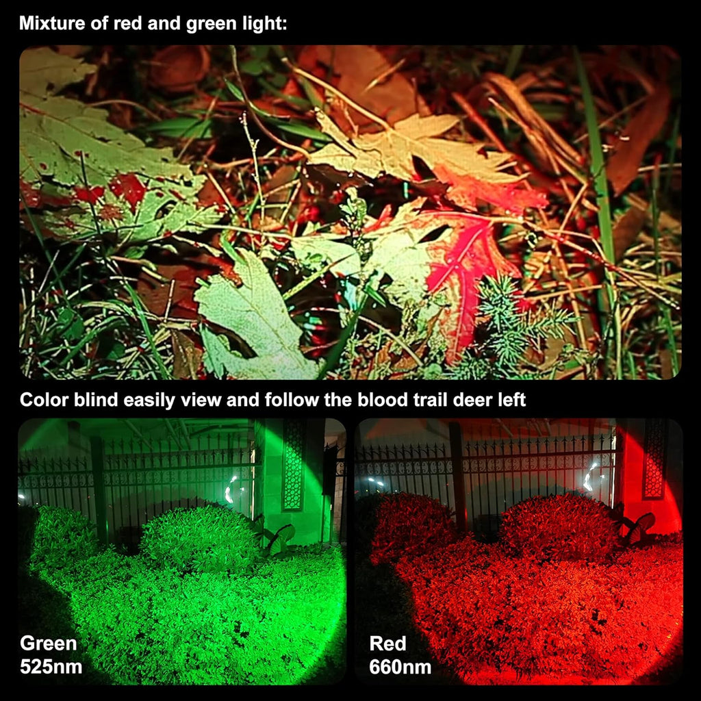 Rechargeable 4 Color in 1 Tactical Flashlight G58464