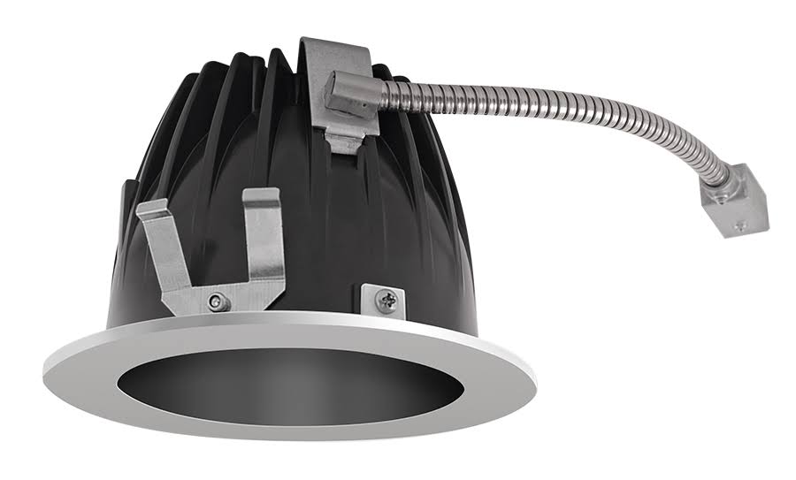 Black Cone Silver Ring LED Trim J927913