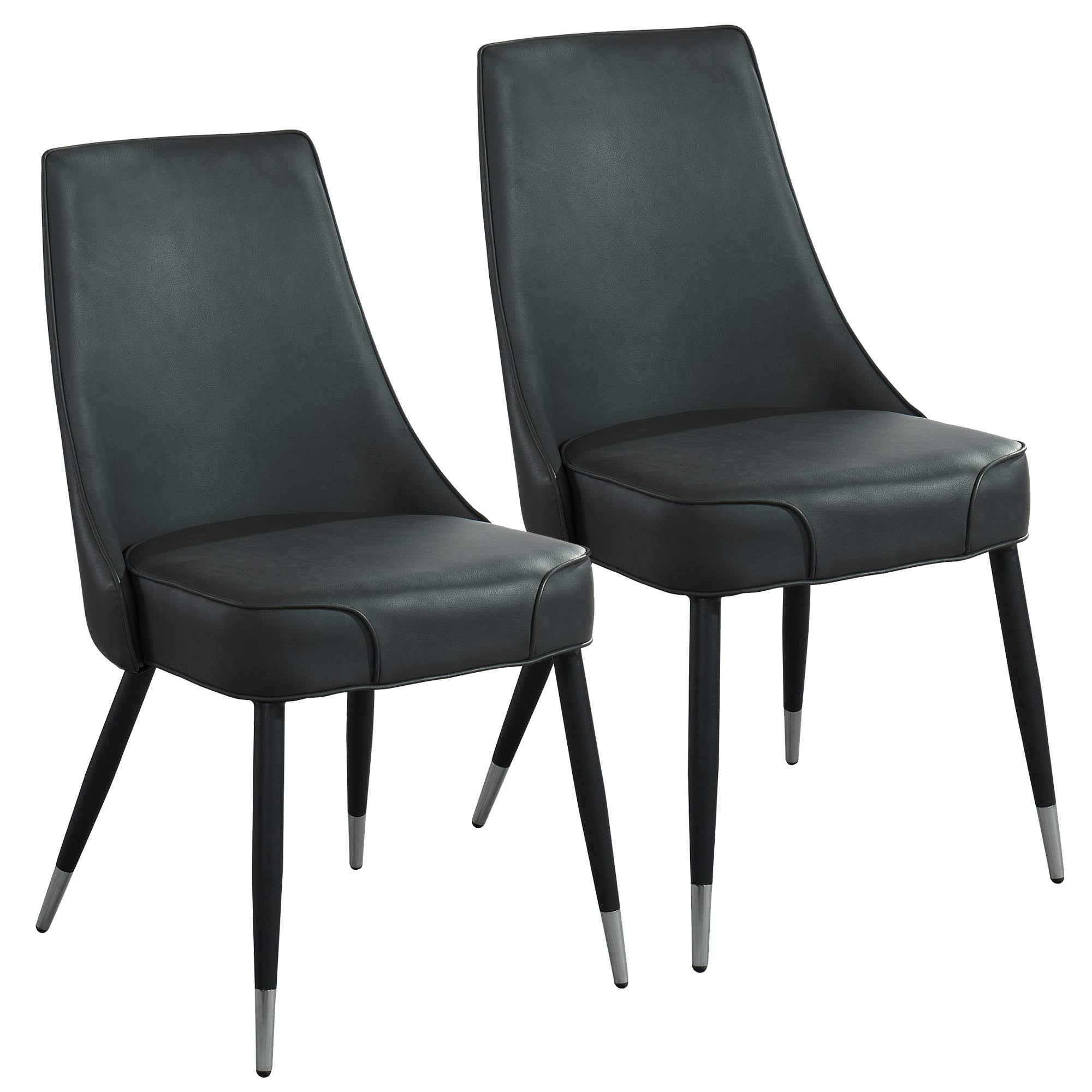 Grey Side Chair, Set of 2 P760