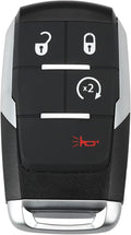 Replacement Keyless Entry Remote Car Key Fob 4 Buttons with Door Key A484882