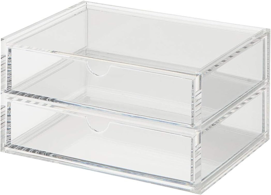 Acrylic Case 2 Drawers Small Pack of 2 F6264