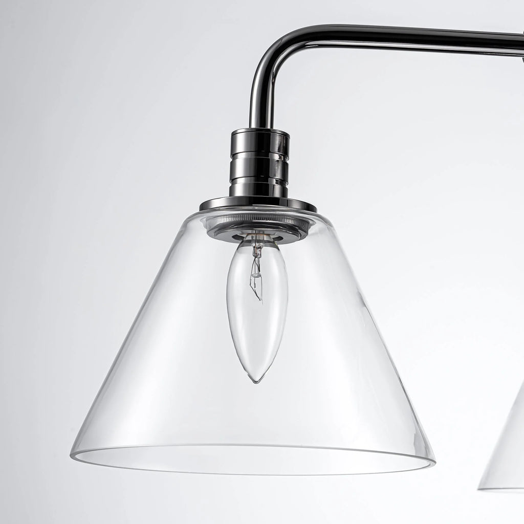 4-Light Dimmable Industrial Chandelier R326340