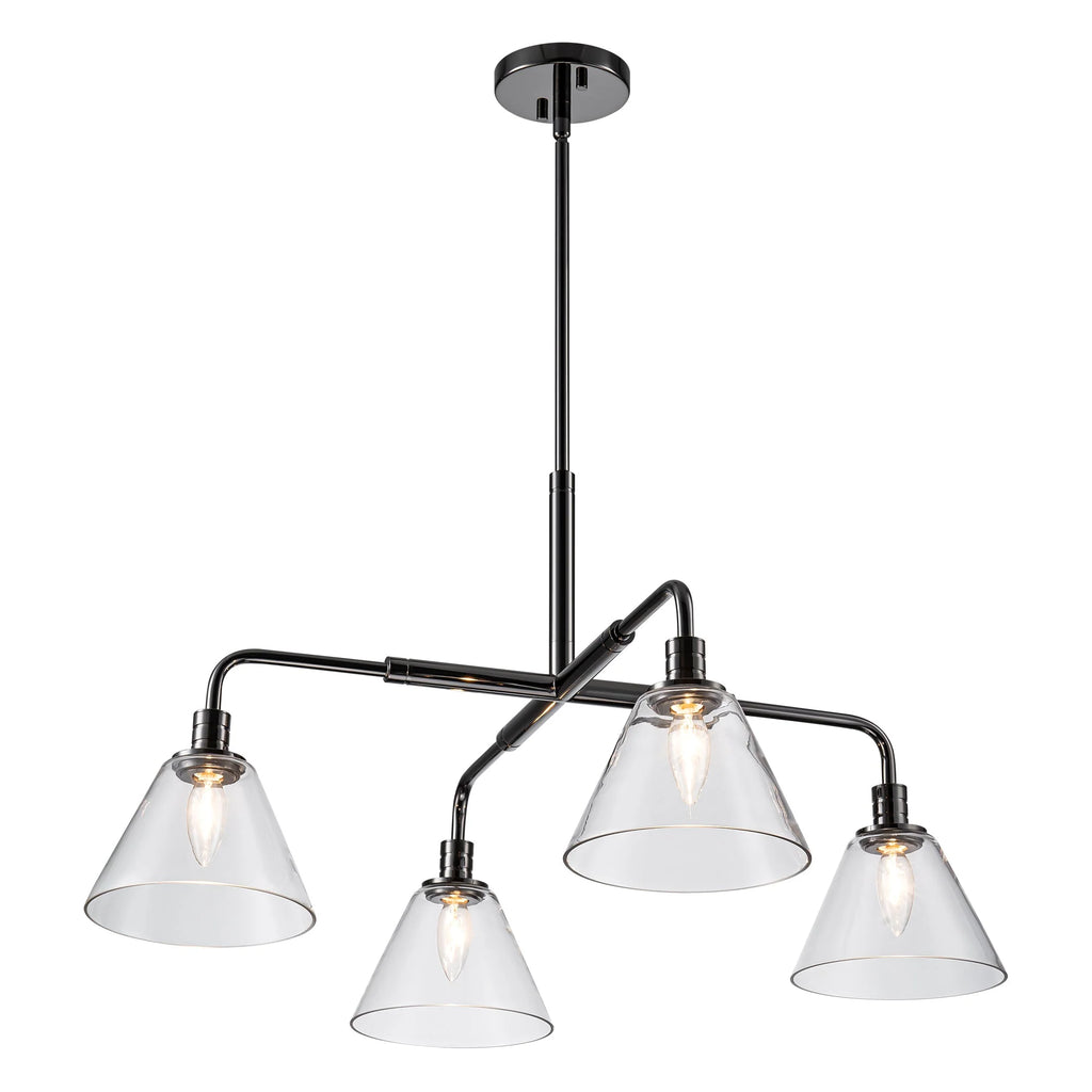 4-Light Dimmable Industrial Chandelier R326340