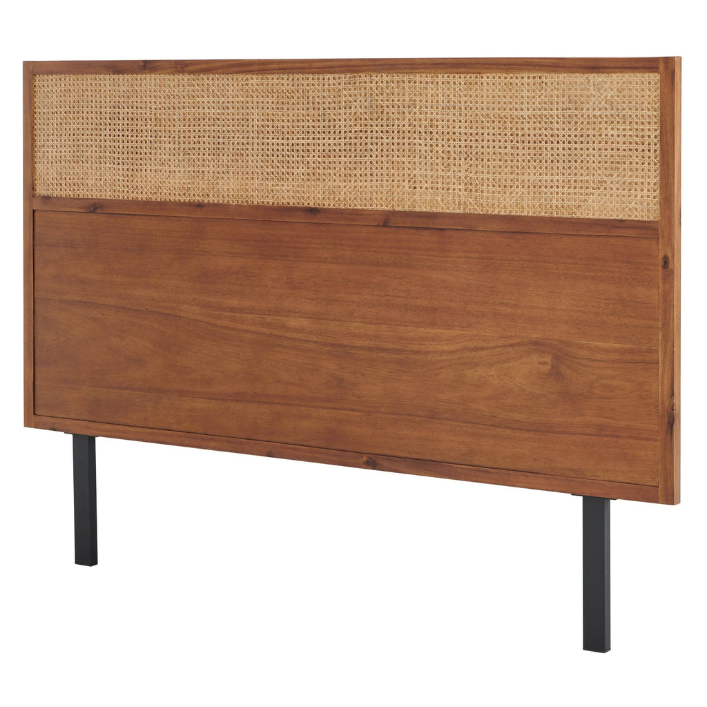 Rattan Queen Headboard Brown N9612