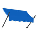3.375 ft Fixed Awning Acrylic Fabric, Bright Blue H469