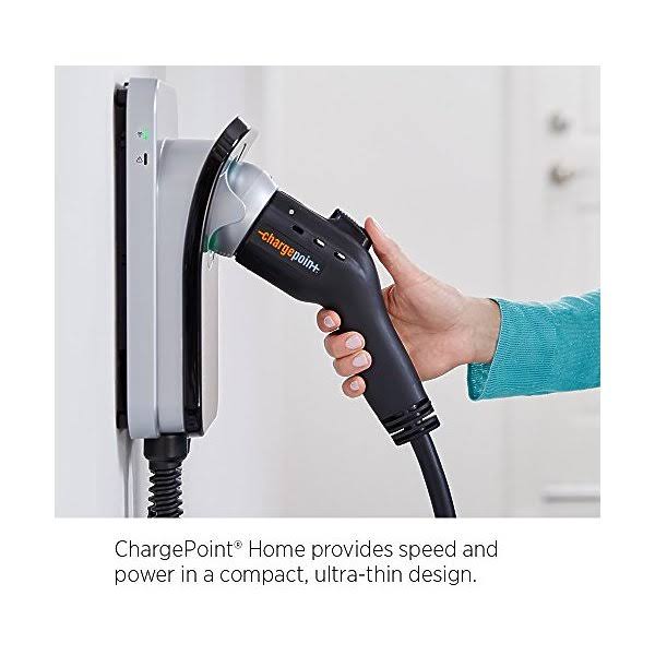 ChargePoint Home WiFi Enabled Electric Vehicle EV Charger - Level 2 EVSE 240 Volt 32 Amp Electric Car Charger UL Listed Energy D6939