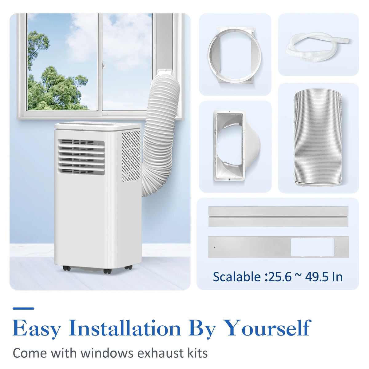 Portable Air Conditioner 8000 BTU White K860