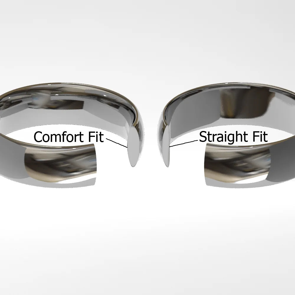 Titanium Tungsten Carbide Diamond 10MM Flat Brush Finish Comfort Fit Mens Wedding Band Ring Sz 8.0 F127