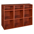 Cherry 6 Full Cubes 3 Half Cubes Storage Set E467