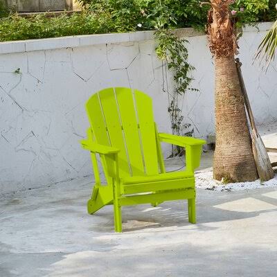 Lemon Green Folding Adirondack Chair C98647