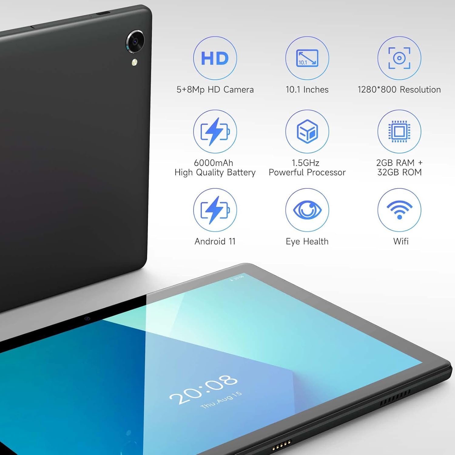 Gray 10 inch Android Tablet W968