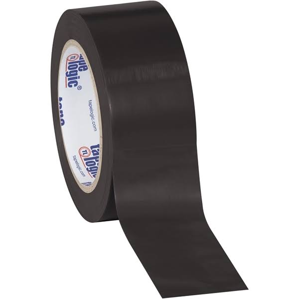 Black Solid Vinyl Safety Tape 2x22 x 36 Yard Roll (24 Roll/Case) J3108