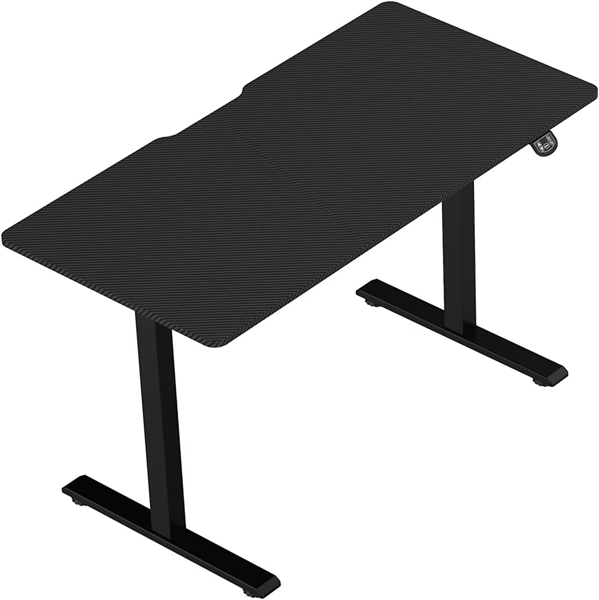 Electric Standing Desk, 110 x 60 cm Steel Adjustable Height Desk, Black J2663