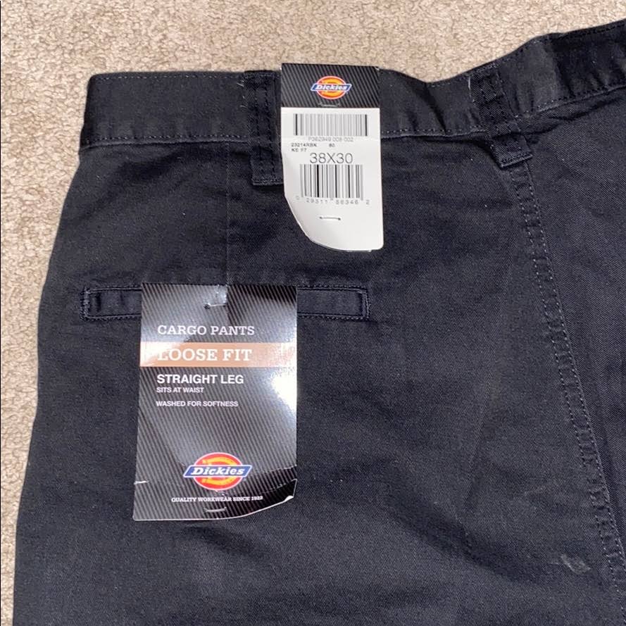 Black Premium Industrial Cargo Pant J728902