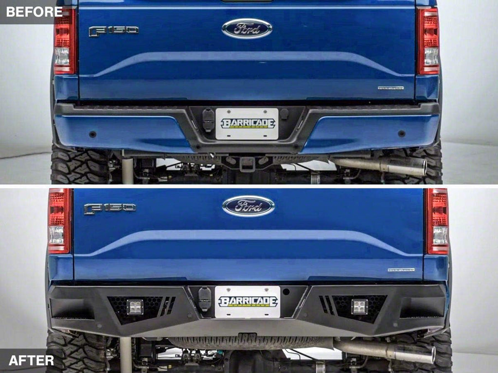 HD Rear Bumper with LED Fog Lights Z53450