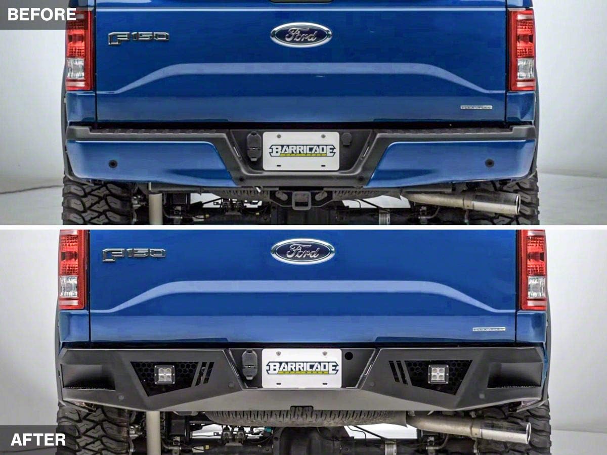 HD Rear Bumper with LED Fog Lights Z53450
