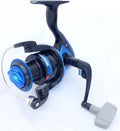 Spinning Fishing Reel Metallic Blue 6 BB 5.2:1 8 Lbs/210 Yards 12 Lbs/180 Yards O498