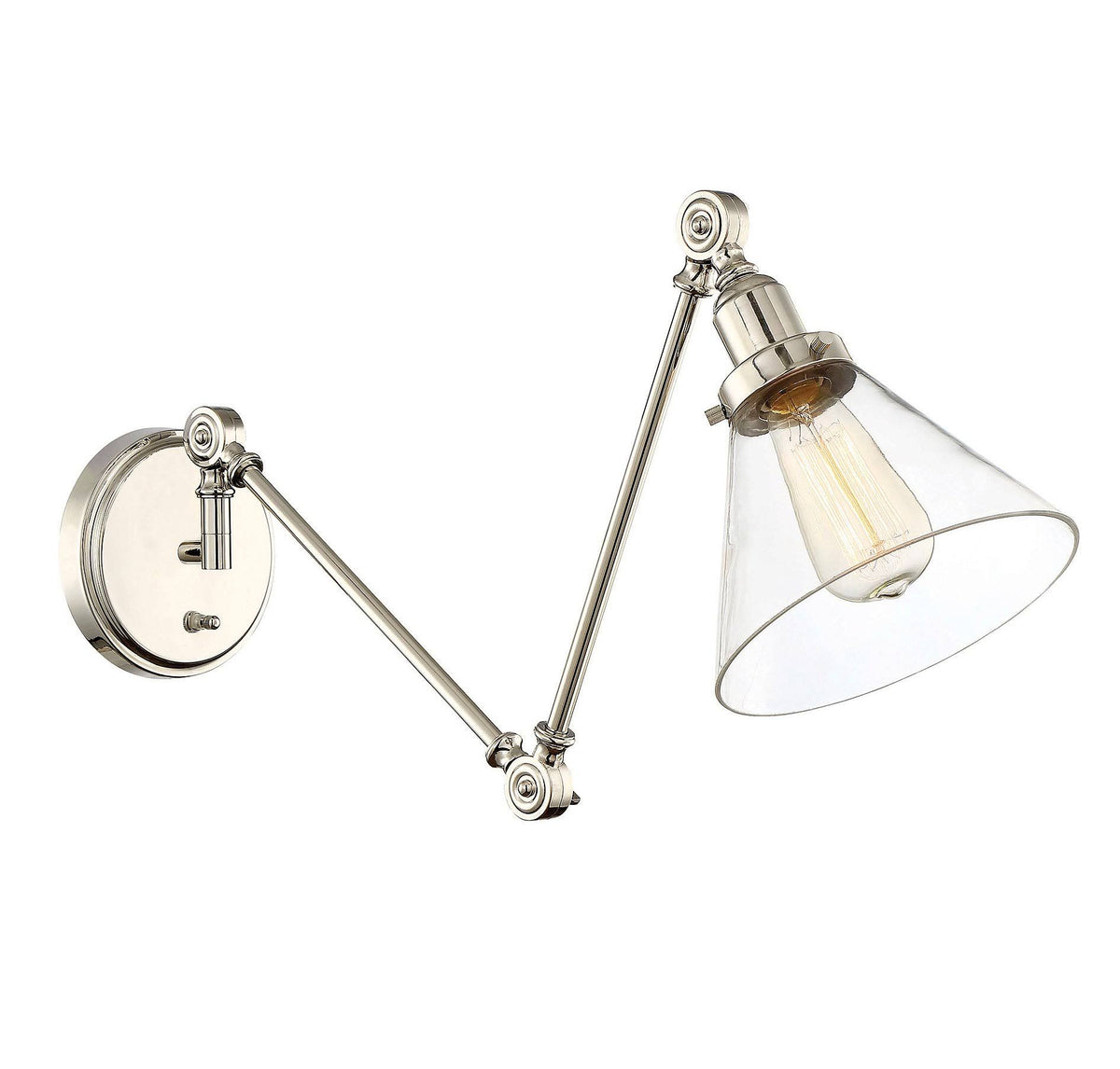 Polished Nickel Adjustable Sconce T740831