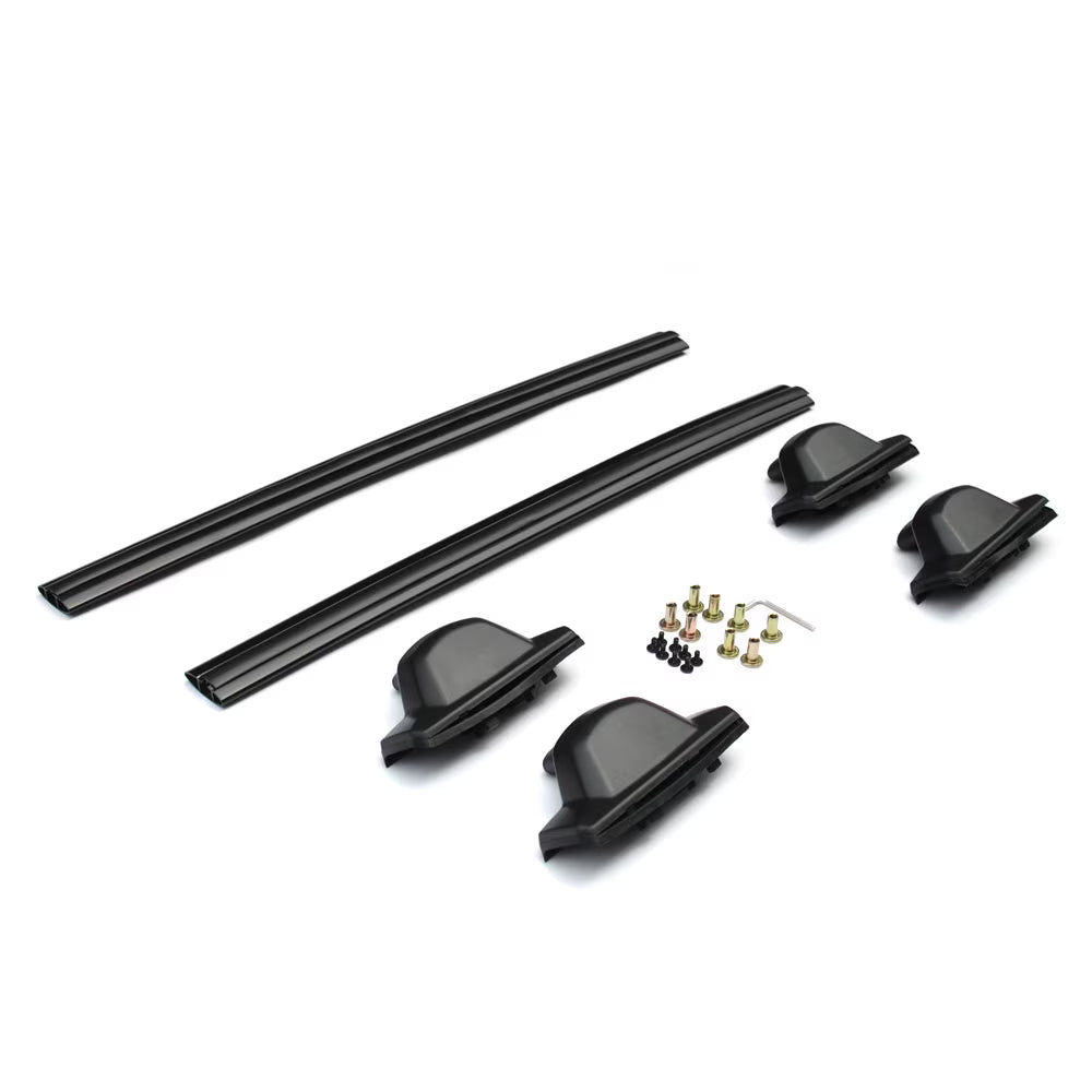2pcs Aluminum Roof Racks Black R34753