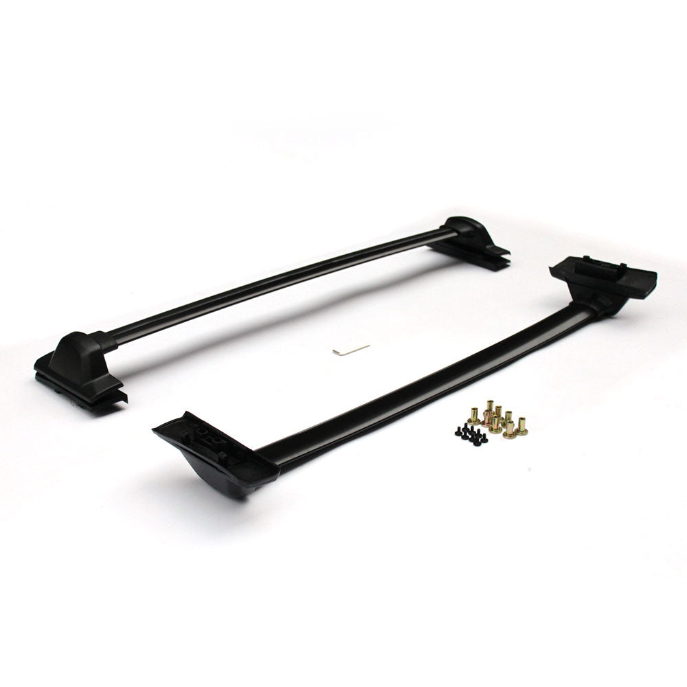 2pcs Aluminum Roof Racks Black R34753