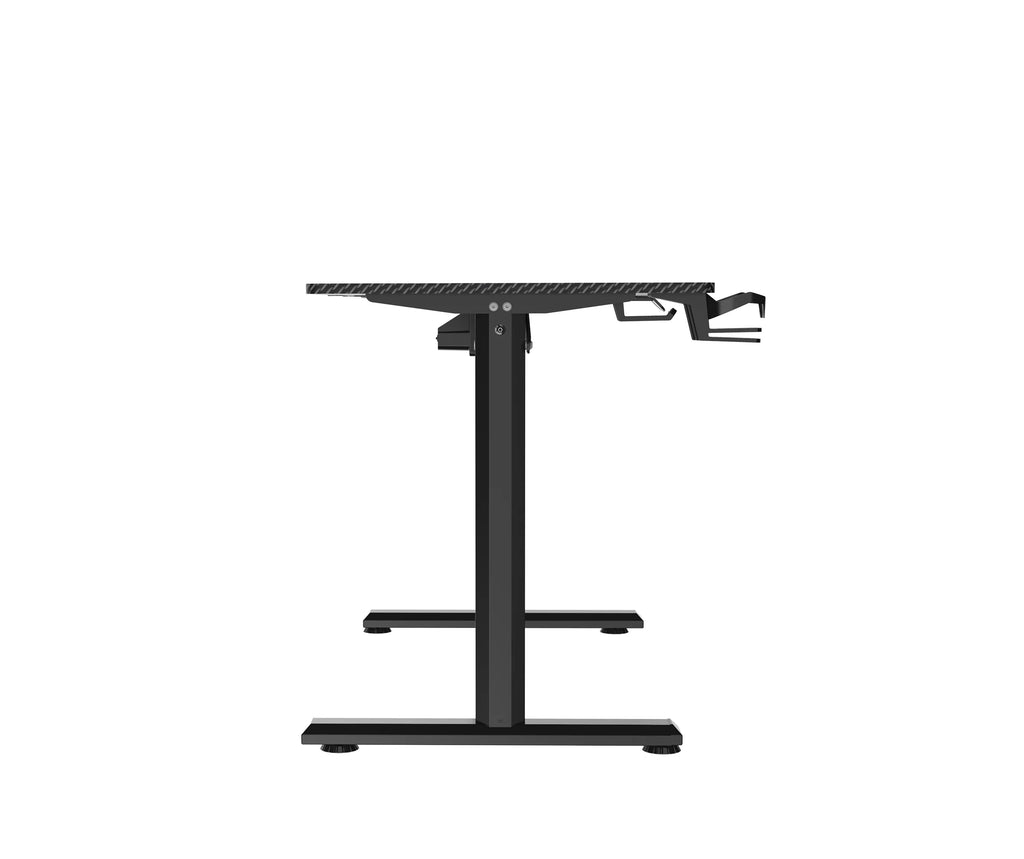 Electric Standing Desk, 110 x 60 cm Steel Adjustable Height Desk, Black J2663