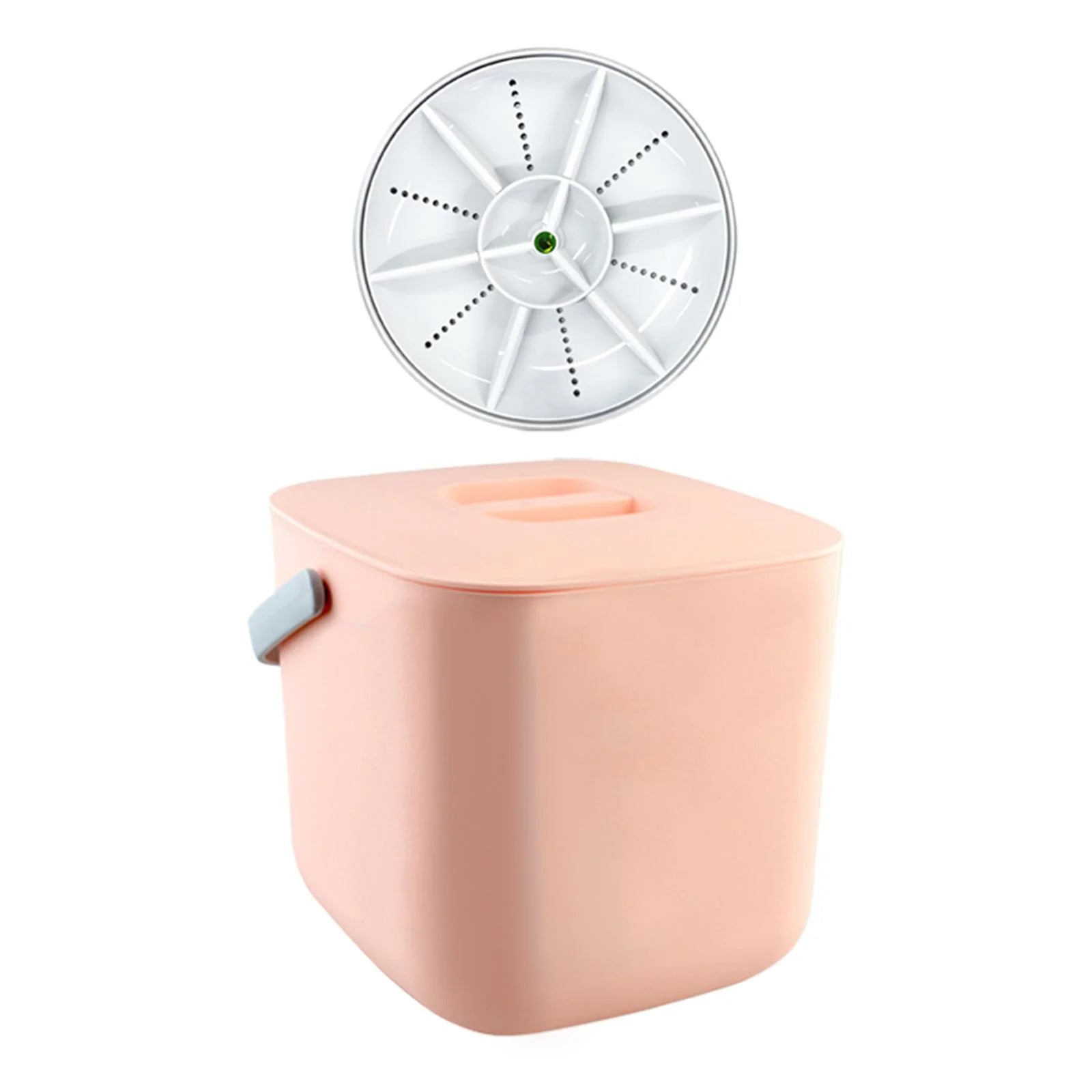 White Mini USB Dishwasher with Bucket L234